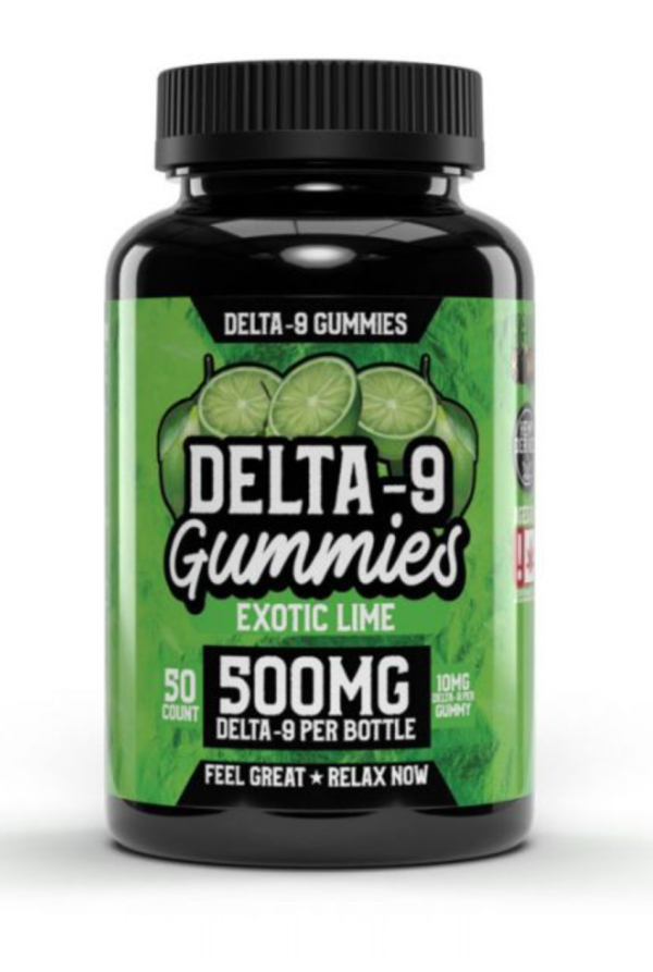 50ct Exotic Lime Delta 9 Gummies